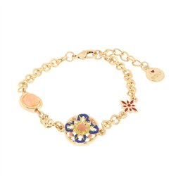 Bracciale in Metallo con maiolica