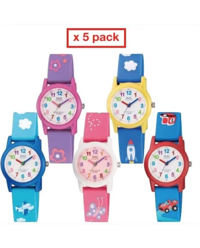 Orologio Q&Q FASHION VR99_PACK 5 KIDS WATCHES / 5 OROLOGI BIMBO Bambino