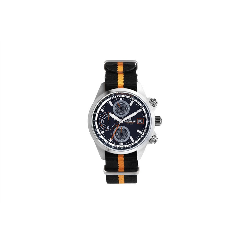 OROLOGIO LORENZ CRONO SOLAR PILOT ORANG