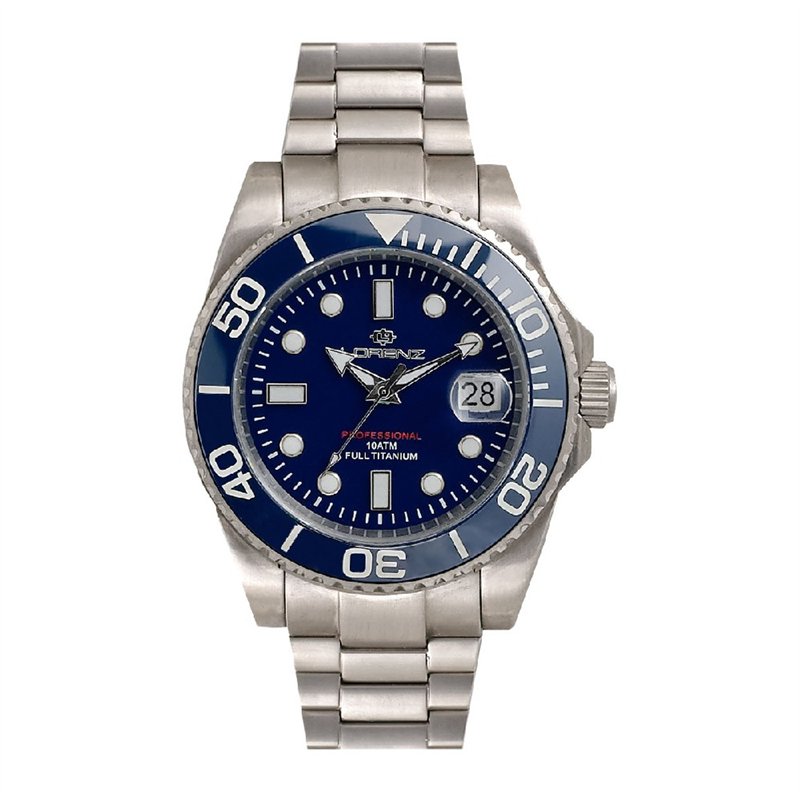 OROLOGIO LORENZ TITANIO DIVER BLU