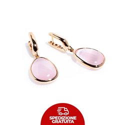 Orecchini Laguna Goccia rosa