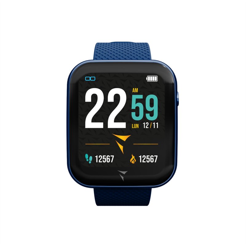 Smartwatch Talk Cassa blu Cinturino Silicone Blu