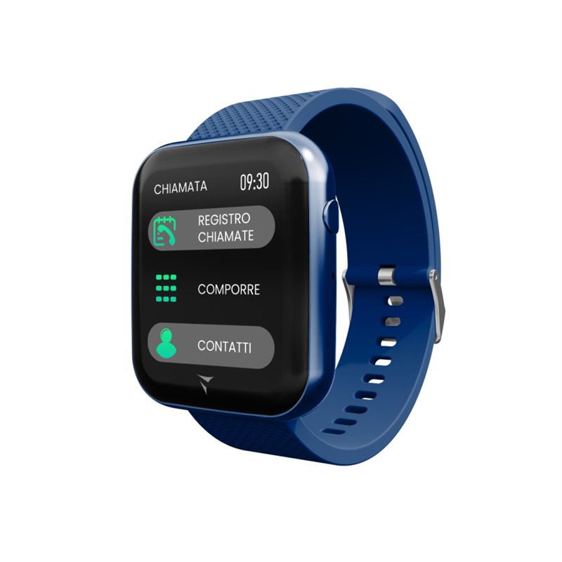 Smartwatch Talk Cassa blu Cinturino Silicone Blu