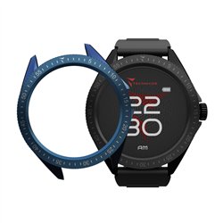 Smartwatch Rocks 2.0 con Cover Intercambiabili Cinturino Nero Cover Nera e Blu