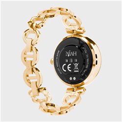 Smartwatch Lyra – Collezione Niah – Maglia Classica Metallica Gold