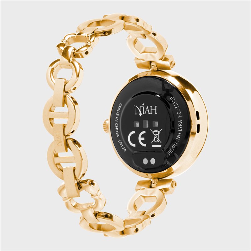 Smartwatch Lyra – Collezione Niah – Maglia Classica Metallica Gold