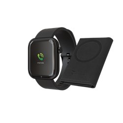 Smartwatch Glam con Intelligenza Artificiale - Bundle Pack - Cassa Black / Portafogli Black