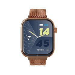 Smartwatch Glam con Intelligenza Artificiale - Bundle Pack - Cassa Gold Rose & Cinturino Metal / Portafogli Black