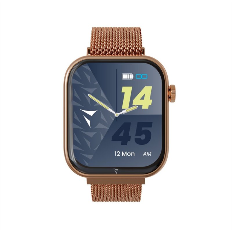 Smartwatch Glam con Intelligenza Artificiale - Bundle Pack - Cassa Gold Rose & Cinturino Metal / Portafogli Black