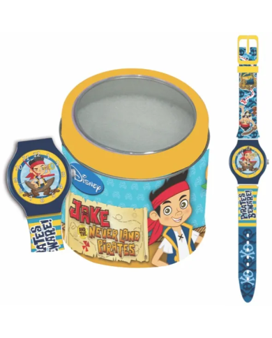 Orologio WALT DISNEY KID WATCH JAKE THE PIRATE - Tin box Bambino