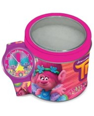 Orologio WALT DISNEY KID WATCH TROLLS - Tin Box Bambino