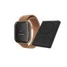 Smartwatch Glam con Intelligenza Artificiale - Bundle Pack - Cassa Gold Rose & Cinturino Metal / Portafogli Black