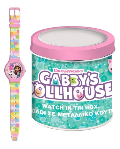 Orologio KID WATCH GABBYS DOLLHOUSE - Tin Box Bambino