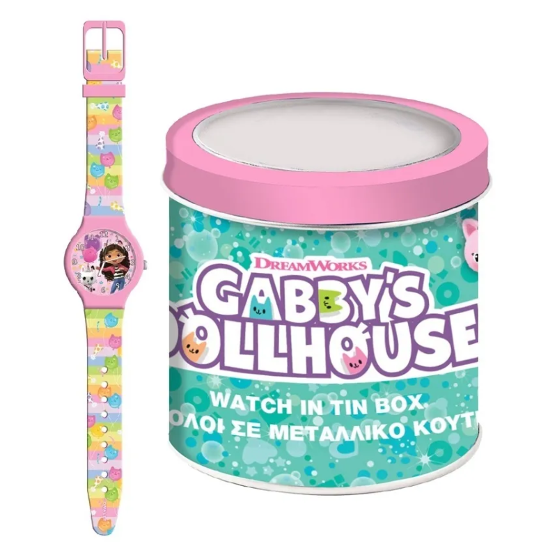 Orologio KID WATCH GABBYS DOLLHOUSE - Tin Box Bambino