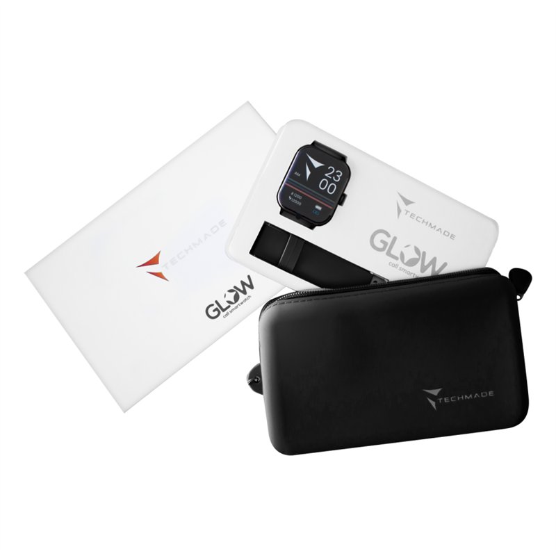 Smartwatch Glow con pochette abbinata - colore nero