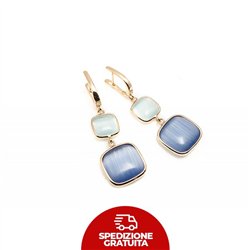 Orecchini Laguna Blu lavanda e acqua