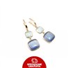 Orecchini Laguna Blu lavanda e acqua