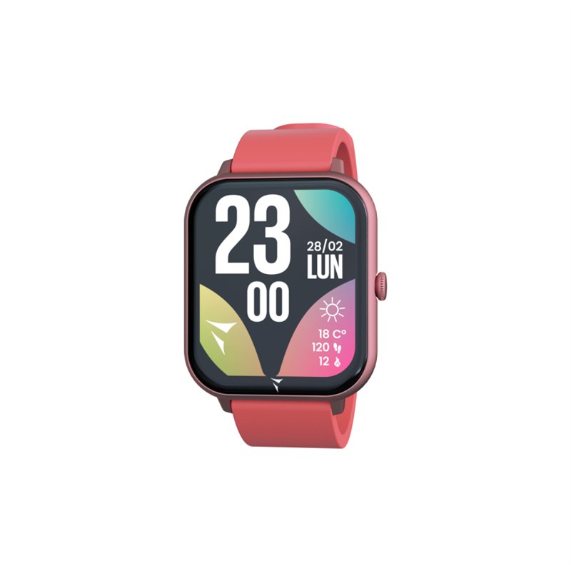 Smartwatch Glow con pochette abbinata - colore rosa dark