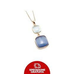 Pendente Laguna Blu lavanda e acqua