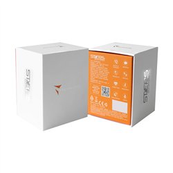 Smartwatch Steps Cassa Verde Cinturino Silicone Nero