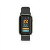 Smartwatch Steps Cassa Verde Cinturino Silicone Nero