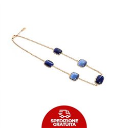 Girocollo Laguna Blu lavanda, blu mare e blu