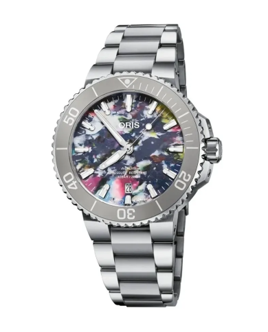Orologio ORIS AQUIS DATE UPCYCLE Uomo